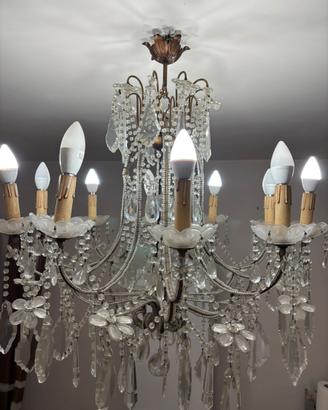 Lampadario Stile Maria Teresa 10 luci
