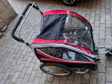 Rimorchio bici per bimbi