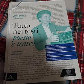libro tutto nei testi poesia e teatro 