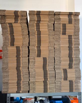 Scatole cartone mono onda 25x20x15cm (lotto stock)