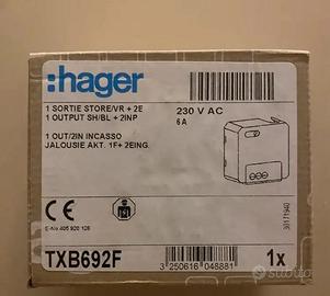 Modulo attuatore KNX incasso Hager TXB692F