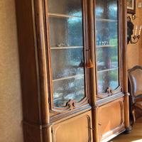 Armadio-fuciliera 2 ante a vetrina vetro a gocce