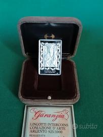 Lingotto argento Virgen Nera di Częstochowa