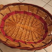 Cesto di vimini ovale