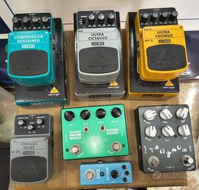 Pedalini per chitarra  + Alimentatore + Cavi