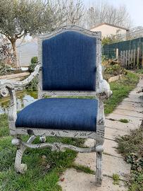 POLTRONA stile trono artistica