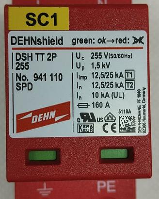 Scaricatore combinato DSH TT 2p 255 Dehn 941110