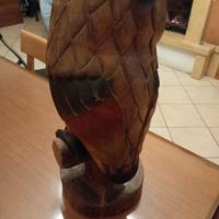 gufo in legno 