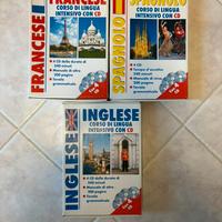 Corso inglese+ corso francese +corso spagnolo