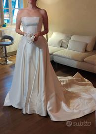 Abito sposa nuovo Gabriella Redingote mikado