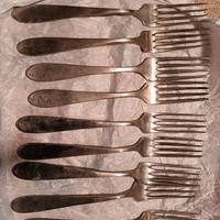 17 forchette in Alpacca