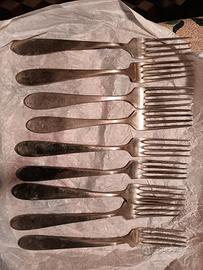 17 forchette in Alpacca