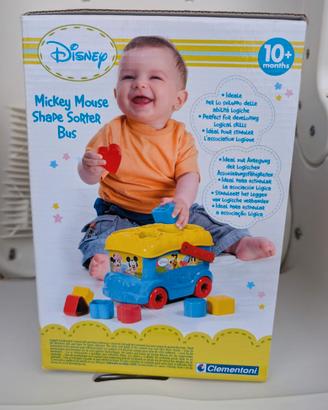 Gioco Clementoni Micky Mouse Dhape sorter bus