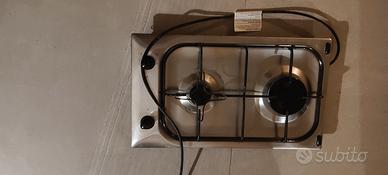 piano cottura Ariston due fuochi come nuovo