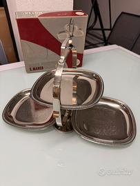 Alzata pieghevole in acciaio