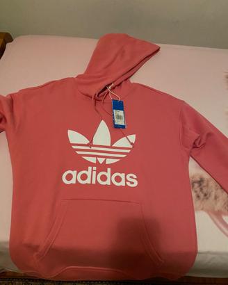 Felpa Adidas leggera donna con cappuccio
