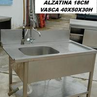 LAVELLO UNA VASCA DA 120CM