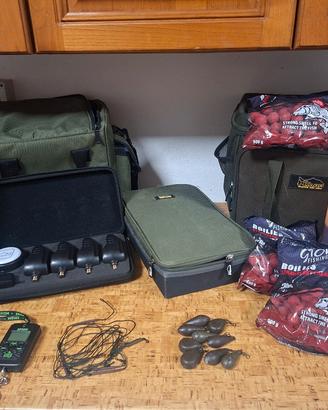 attrezzatura carpfishing 