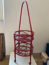 Carrello da bar vintage bambu