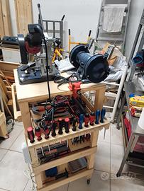 Carrello Officina Fatto a Mano su Ruote
