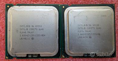 Intel core 2 quad Q9550/Q8400