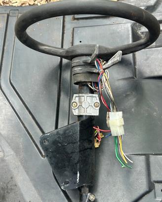 Kit Piantone Sterzo Completo Volante Devioluci Blo