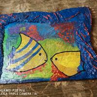 QUADRO OLIO SU GESSO