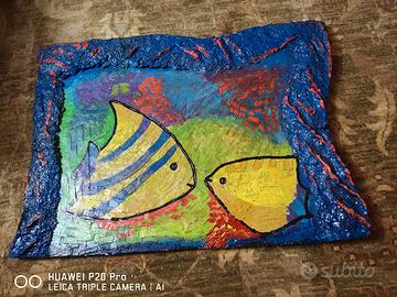 QUADRO OLIO SU GESSO