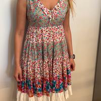 Abito floreale in freschissimo cotone