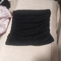 Top in doppio tessuto 