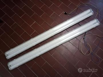 Due lampade Beghelli plafoniere design Bollani