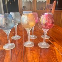 Bicchieri Vintage Napoleon, ALTI, in cristallo col