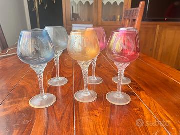 Bicchieri Vintage Napoleon, ALTI, in cristallo col