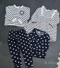 Set Petit Bateau bambina taglia 36 mesi