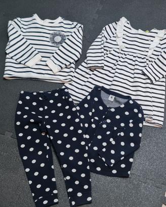 Set Petit Bateau bambina taglia 36 mesi