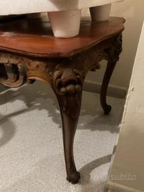 Tavolino da salotto legn, stile classico Luigi XVI