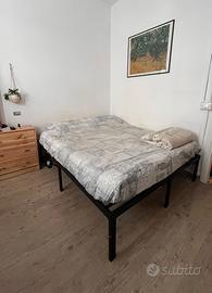 Rete letto matrimoniale+ materasso(opzionale)