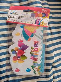 biglietti inviti compleanno 