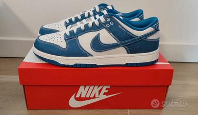 Nike Dunk Low SE Denim Blue Tg 44.5 Nuove