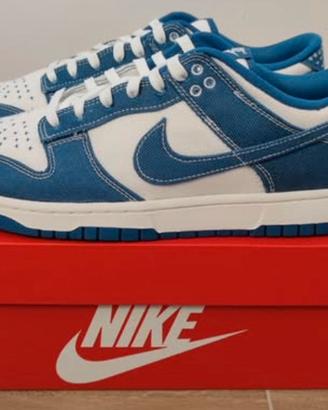 Nike Dunk Low SE Denim Blue Tg 44.5 Nuove