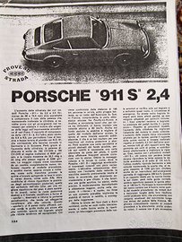 Fascicolo prova Porsche 911 S 2.4