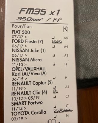 Spazzola tergicristalli Valeo 350mm