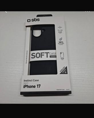 Cover iphone 17 nuova SBS nera