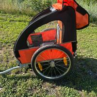 Rimorchio bici per bambini