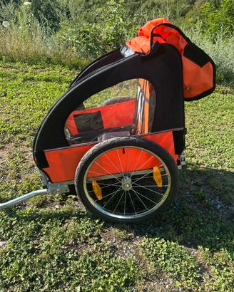 Rimorchio bici per bambini