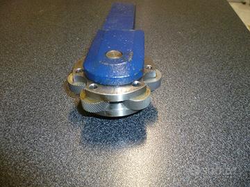 Utensile godrone godronatore per tornio con 3 co