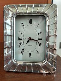 Orologio in silver plate