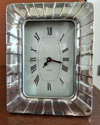 Orologio in silver plate