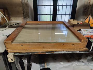 Lavagna luminosa, Tavolo luminoso artigianale