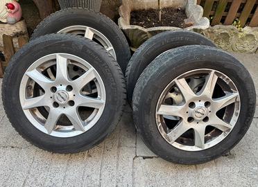 Set 4 cerchi in lega ENZO da 14” + gomme invernali